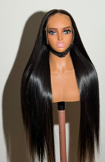 Raw hair pre made wig