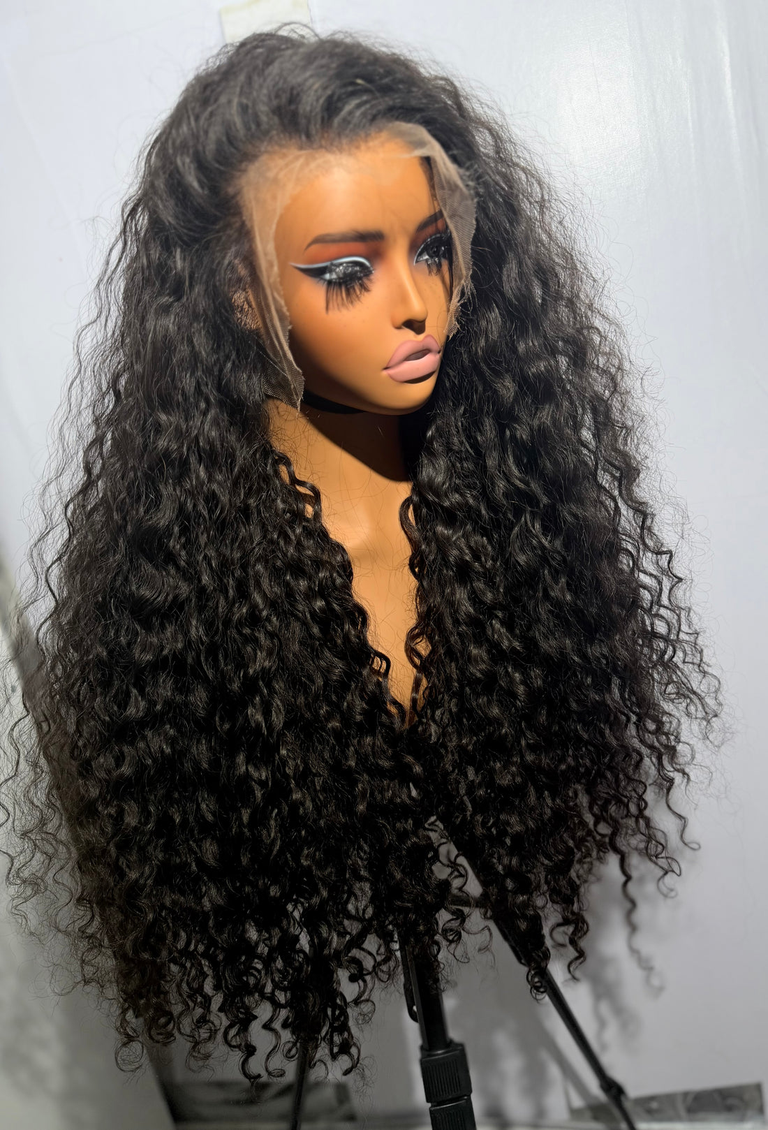 Raw Deep Wave 30 inches 13*6 HD pre made wig